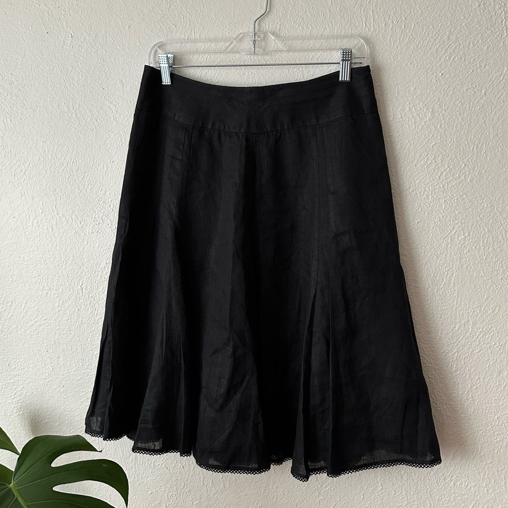 100% LINEN skirt 🖤